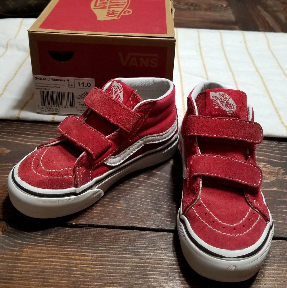Childrens Youth Van's Sk8-Mid Reissue Sz 11